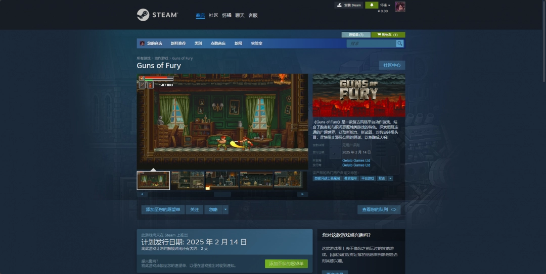 《Guns of Fury》游戏下载网址介绍